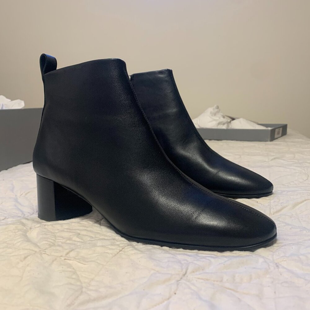 Everlane Day Boot, Leather Black 10.5